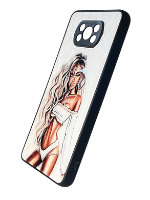 TPU+PC чохол Prisma Ladies для Xiaomi Poco X3 white Full Camera