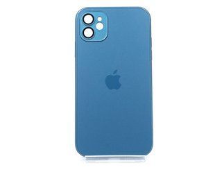 Чехол TPU+Glass sapphire matte case для iPhone 11 navy blue