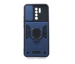 Чехол SP Camshield Serge Ring для Xiaomi Redmi 9 dark blue противоударный шторка/защита камеры