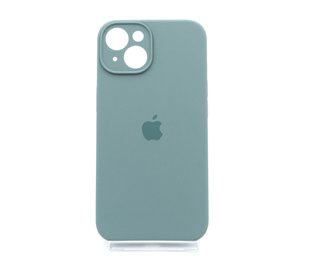 Силіконовий чохол Full Cover для iPhone 14 viridian Full Camera