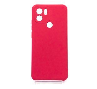 Силіконовий чохол Full Cover для Xiaomi Redmi A1+ rose red Full Camera без logo