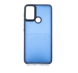 Чехол TPU+PC Lyon Frosted для Motorola Moto E20/E30/E40 navy blue