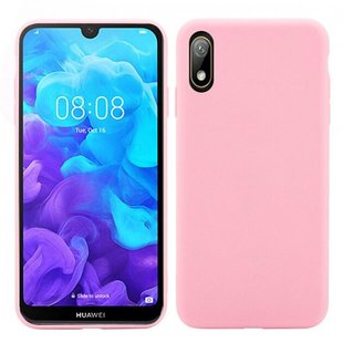 Силиконовый чехол Soft Feel для Huawei Y5-2019 pink