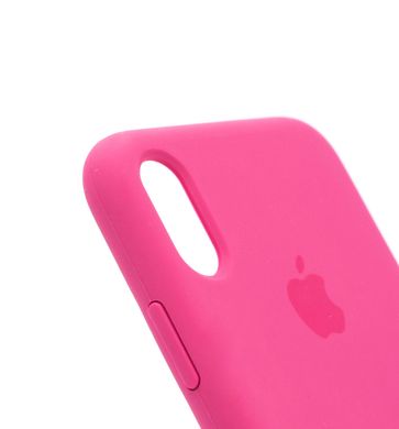 Силіконовий чохол Full Cover для iPhone X/XS pomegranate
