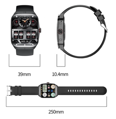 Годинник Smart Watch 4you VIBE (1.95", AMOLED, VA, 300mAh, Дзвінки, Метал) gold/pink