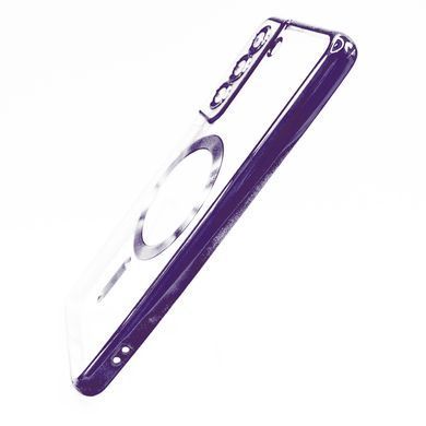 Чохол WAVE Metal Color with MagSafe для Samsung S21 FE deep purple Full Camera