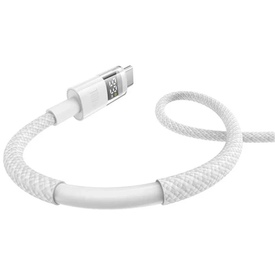 Кабель Baseus Display 2 Fast Charging USB toType-C 100W 1m white