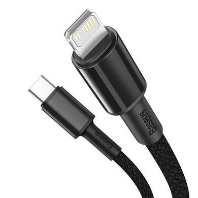 Кабель Baseus High Density Braided Type-C to Lightning PD 20W 1m black
