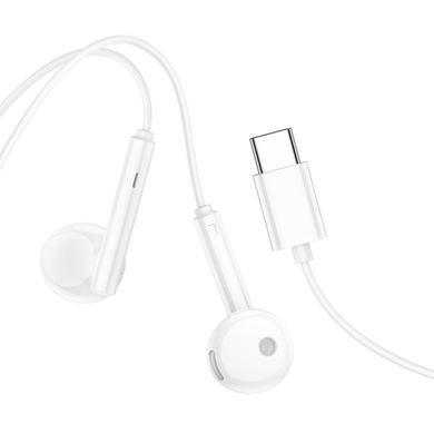 Наушники Borofone BM82 Art music to Type-C white