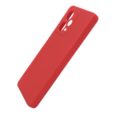 Силіконовий чохол SMTT для Xiaomi Redmi Note 12 Pro 5G red Full Camera з мікрофіброю