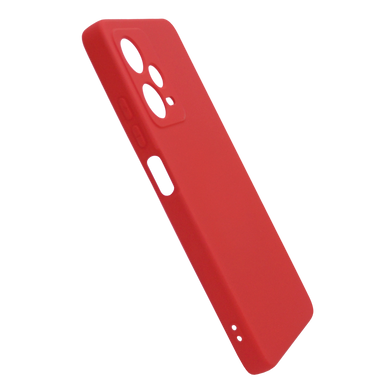 Силіконовий чохол SMTT для Xiaomi Redmi Note 12 Pro 5G red Full Camera з мікрофіброю