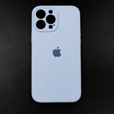 Силіконовий чохол Full Cover для iPhone 13 Pro Max lilac cream Full Camera