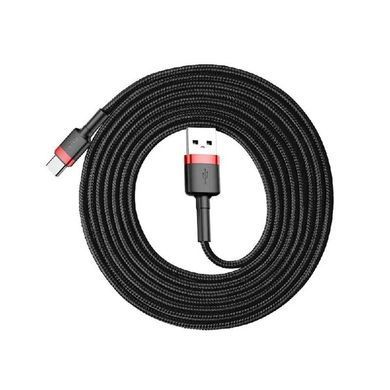 USB кабель Baseus CATKLF-C91 Type-C 2A/2m Black-red