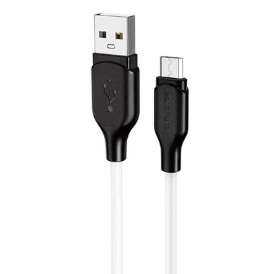 USB кабель Borofone BX42 Micro 2.4A/1m white