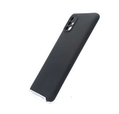 Силіконовий чохол Full Cover для Samsung A71 black Full Camera без logo