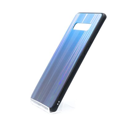 Накладка Carbon Gradient Hologram для Samsung S 10+ deep blue