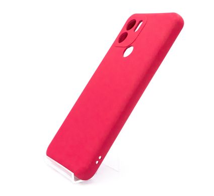 Силіконовий чохол Full Cover для Xiaomi Redmi A1+ rose red Full Camera без logo