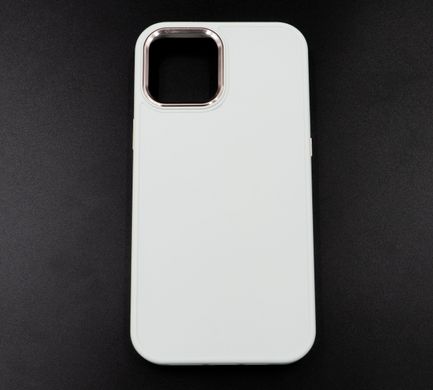 TPU чохол Bonbon Metal Style для iPhone 12 Pro Max white
