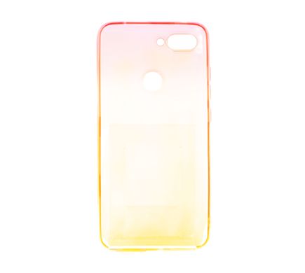 Силиконовый чехол Gradient Design для Xiaomi Mi8 Lite red/yellow