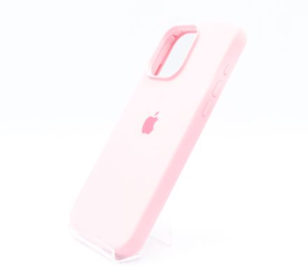 Силіконовий чохол Full Cover для iPhone 15 Pro Max light pink