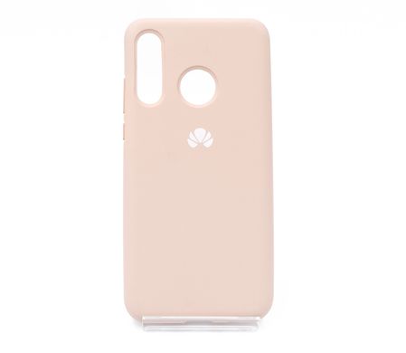 Силиконовый чехол Full Cover для Huawei P30 Lite pink sand