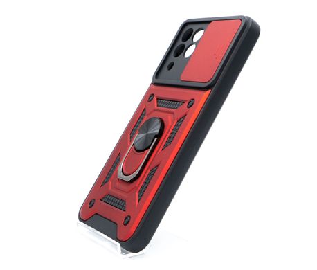 Чохол Camshield Serge Ring for Magnet для Samsung M33 5G red протиударний шторка/захист камери