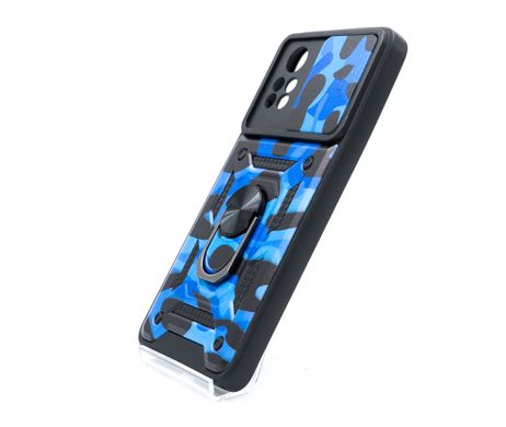 Чохол Camshield Serge Ring for Magnet Camo для Xiaomi Poco X4 Pro 5G army blue протиударний