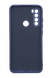 Силиконовый чехол SMTT для Xiaomi Redmi Note 8T midnight blue Full Camera с микрофиброй