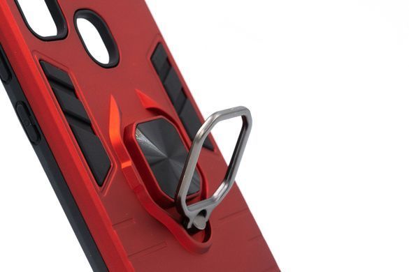 Чехол SP Transformer Ring for Magnet для Samsung M30S red противоударный