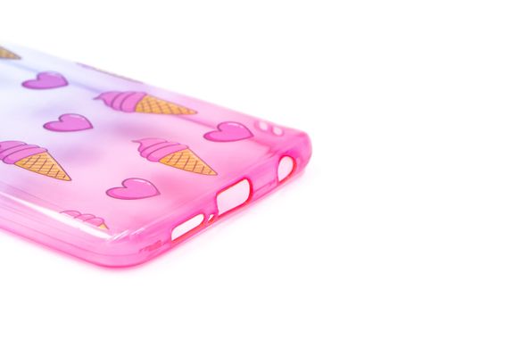 Силиконовый чехол WAVE Sweet&Asid Case для Xiaomi Redmi Note 9s/Note 9Pro (TPU) blue/pink/ice cream