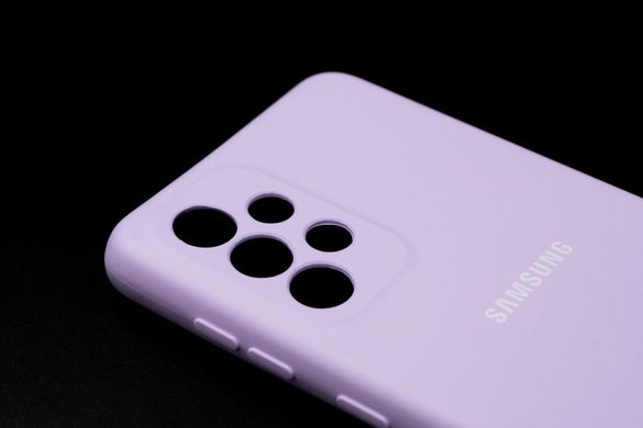 Силіконовий чохол Full Cover для Samsung A33 5G lilac Full Camera