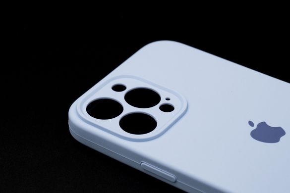 Силіконовий чохол Full Cover для iPhone 13 Pro Max lilac cream Full Camera