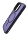 Чехол TPU+PC Metal Buttons with MagSafe Colorful для iPhone 16 Pro dark violet
