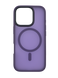 Чехол TPU+PC Metal Buttons with MagSafe Colorful для iPhone 16 Pro dark violet