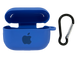 Чохол for AirPods Pro силіконовий + карабін ultra blue box