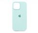 Силіконовий чохол Full Cover для iPhone 13 Pro Max turquoise