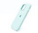 Силіконовий чохол Full Cover для iPhone 13 Pro Max turquoise
