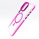 Чохол TPU Fluorescent Strip with MagSafe для iPhone 15 Pro shine pink