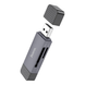 Картридер Hoco HB45 Spirit 2-in-1 Type-C/USB 3.0 metal gray