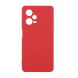 Силіконовий чохол SMTT для Xiaomi Redmi Note 12 Pro 5G red Full Camera з мікрофіброю