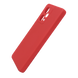 Силіконовий чохол SMTT для Xiaomi Redmi Note 12 Pro 5G red Full Camera з мікрофіброю