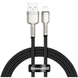 USB кабель Baseus Cafule Metal CALJK-A01 Lightning 2.4A/1m black