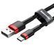 USB кабель Baseus CATKLF-C91 Type-C 2A/2m Black-red