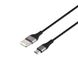 USB кабель XO NB188 Double Speed micro 2.4A 1m black