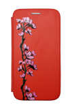 Чохол книжка Original шкіра MyPrint для Samsung J5 2015 red (сакура)