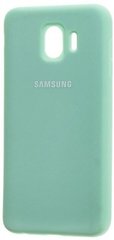 Силиконовый чехол Silicone Cover для Samsung J4-2018 turquoise