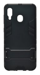 Накладка Protective для Samsung A20/A30 black с подставкой