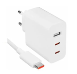 Зарядний пристрій Xiaomi 67W GaN Charger 2C1A (BHR7493EU) white