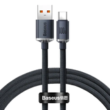 Кабель Baseus Crystal Shine Series Type-C 100W 1.2m black