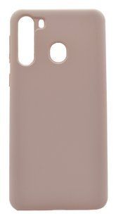 Силиконовый чехол Grand Full Cover для Samsung A21 pink sand